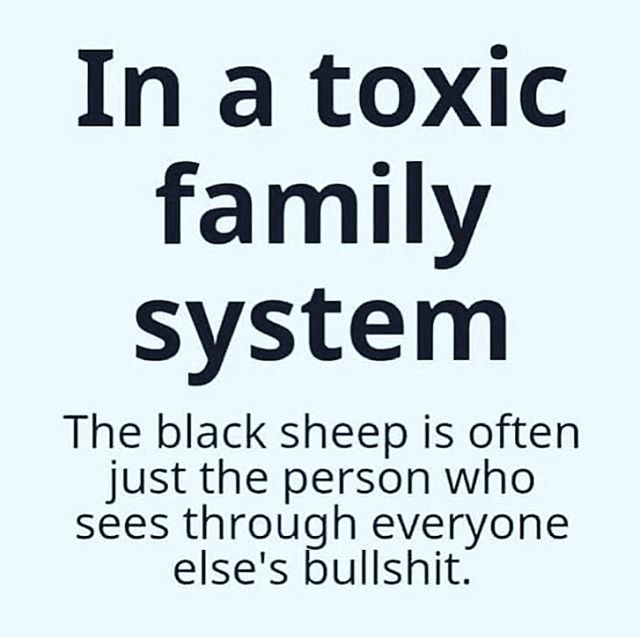 Truth!! Family is not always a person that has the same bloodlines. #blacksheep #findyourtribe #bullshit #lonewolf #empathproblems #empathsofinstagram