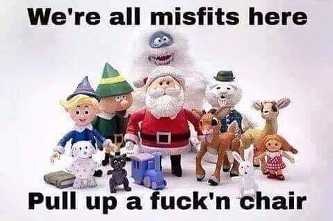 The Land Of Misfits Toys. #takeachairandsitdown #takeachair #santaclaus #friends #empathproblems #throwbackchristmas #youwillgetthroughthis